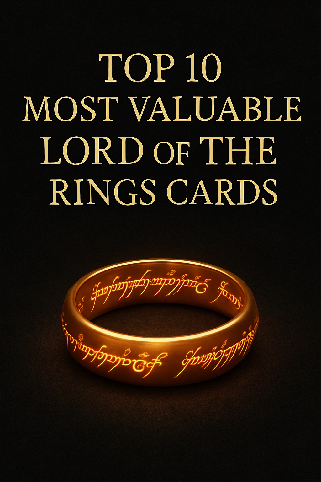 Top 10 Most Valuable Lord of the Rings Cards (2025 Update) Graded Cards Australia Top 10 Most Valuable Lord of the Rings Cards (2025 Update) Graded Cards Australia