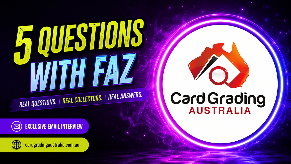 5 Questions with Faz - Craig Leyshon: Founder of Card Grading Australia