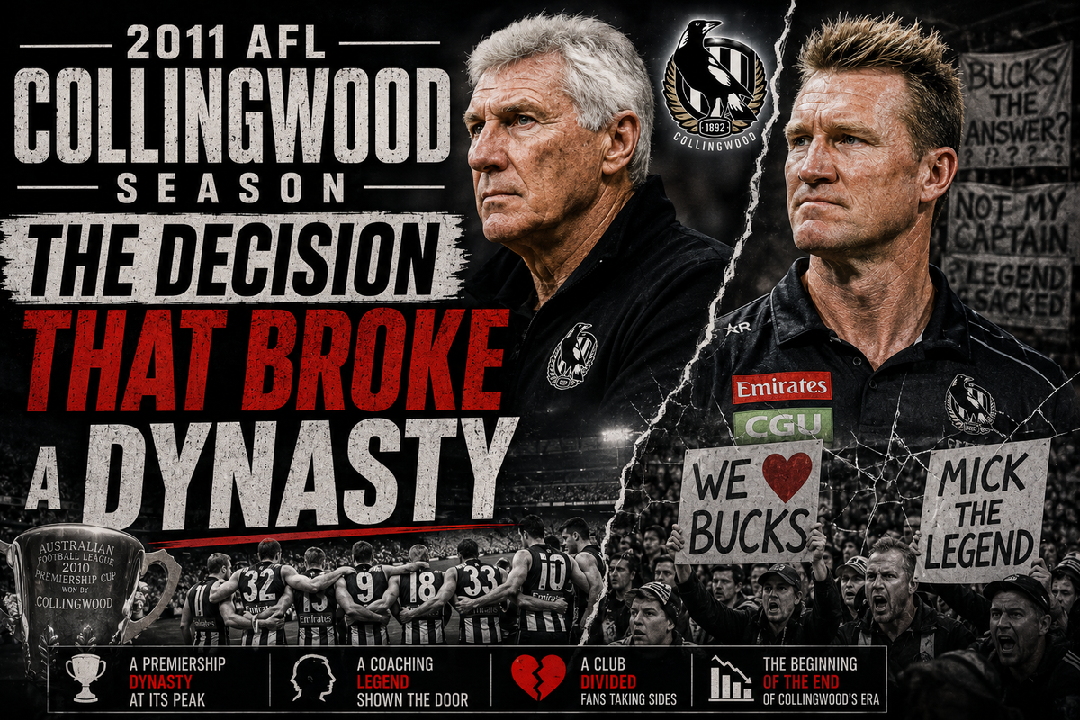 2011 AFL Collingwood Season - The Decision that Broke a Dynasty