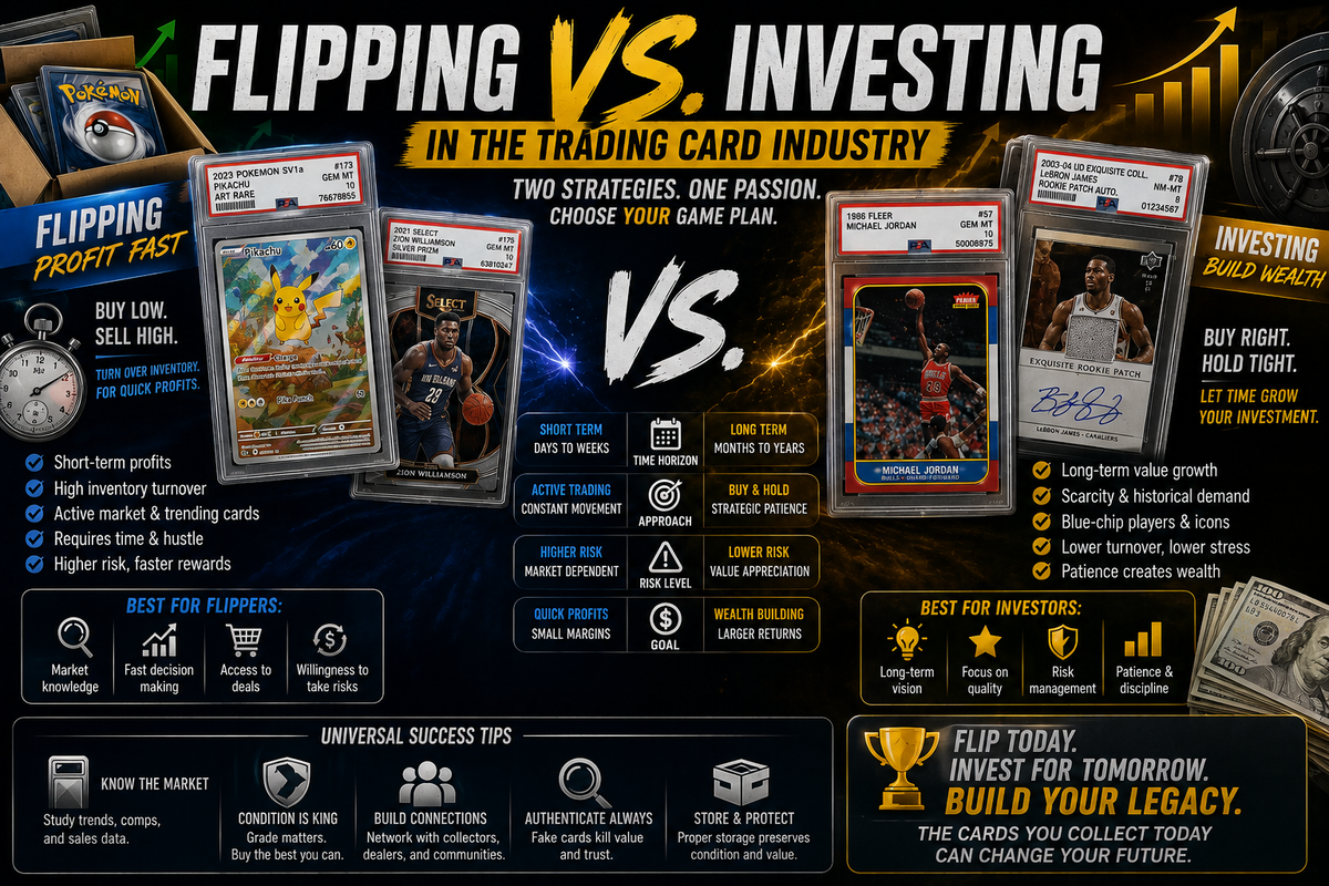 Flipping vs. Investing in the Trading Card Industry