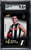Share 2021 Select NAB AFL DRAFT PICKS Nick Daicos Rookie Card DP4 Graded SGC 9.5
