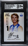 2022 Select AFl Optimum Jason Horne-Francis DRAFT PICK SIGNATURE Graded SGC 9