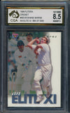 1994 Futera Cricket Elite XI ROOKIE CARD Shane Warne CGA 8.5 Serial Numbered