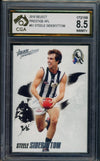 2010 Select Prestige Steele Sidebottom ROOKIE CARD Graded CGA 8.5 Collingwood