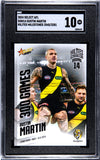 2024 Select AFL Hilites Dustin Martin 300 Games MILESTONES Graded SGC 10