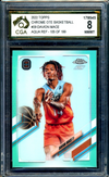 2021-22 Topps Chrome OTE AQUA REFRACTOR /199 Davion Mace Graded CGA 8