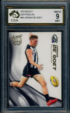 2016 Select Certified Jordan De Goey ROOKIE CARD Graded CGA 9 Mint Collingwood