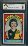 1978 Scanlens VFL Michael Malthouse Graded CGA 5 RARE Vintage Richmond