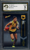 2017 Select Future Force Bobby Hill ROOKIE CARD Graded CGA 9 Collingwood