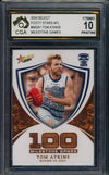 2024 Select AFL Footy Stars MILESTONE GAMES Tom Atkins Graded CGA 10