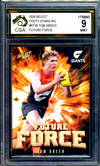 2024 Select AFL Footy Stars FUTURE FORCE Tom Green Graded CGA 9 GWS