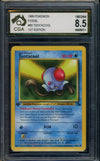 1999 Pokemon TCG Fossil 1st Editon Tentacool Graded CGA 8.5