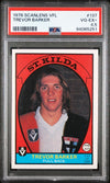 1978 Scanlens VFL #137 Trevor Barker Graded PSA 4.5 Vintage St Kilda