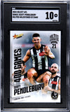 2024 Select AFL Hilites 400 Games Milestone Scott Pendlebury Graded SGC 10