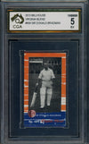 2013 Millhouse Cricket Don Bradman Graded CGA 5 Australian Cricket Legend