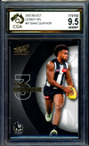 2023 Select Legacy AFL #37 Isaac Quaynor Graded CGA 9.5 Collingwood