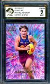 2023 Select AFL Legacy VORTEX Will Ashcroft ROOKIE CARD Graded CGA 9